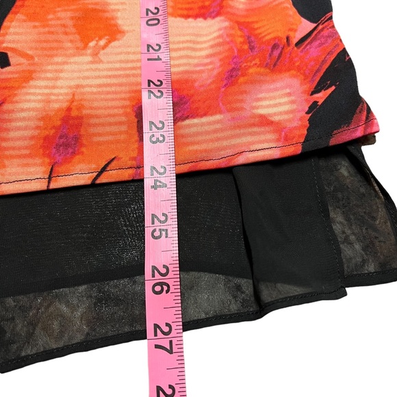 Worthington Floral and Chiffon Tank - Picture 4 of 6